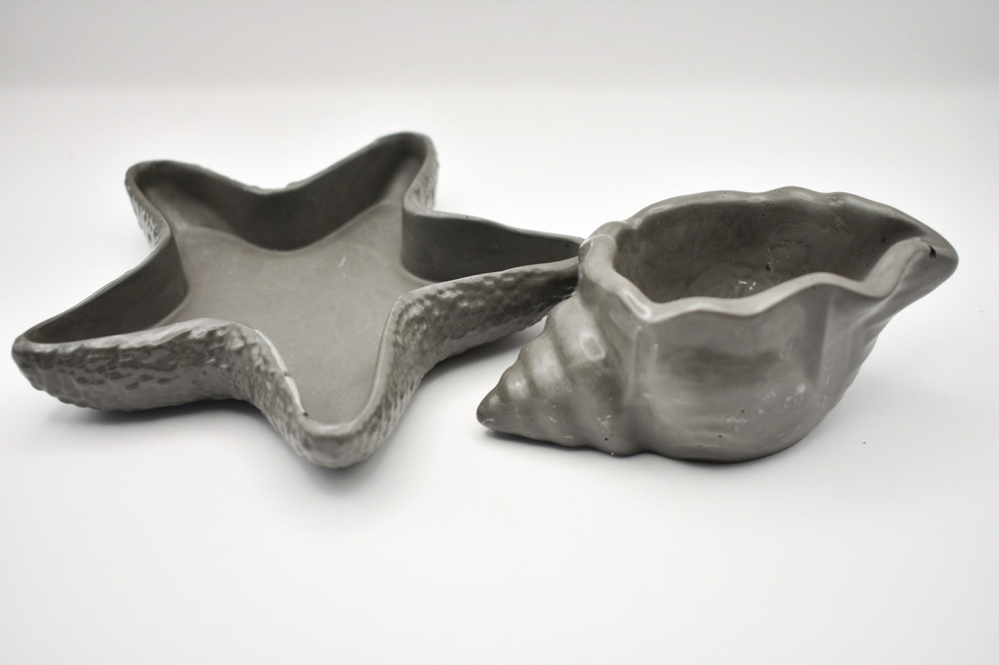 Sea Star Candle & Shell Match Holder