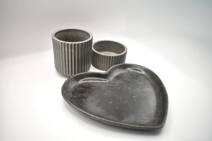 Heart Tray Candle Set