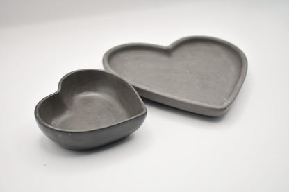 Set of 2 Heart-Shaped Bowls