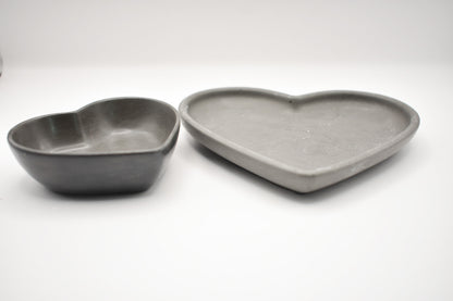 Set of 2 Heart-Shaped Bowls