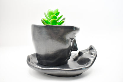 Kissing Face Tray & Cup Set