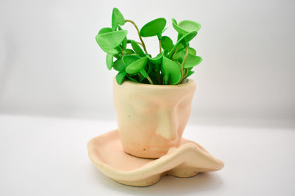 Kissing Face Tray & Cup Set