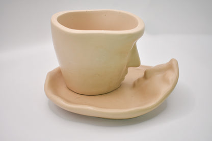 Kissing Face Tray & Cup Set