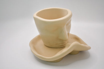 Kissing Face Tray & Cup Set