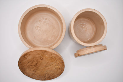 Candle & Match Set on Rectangular Tray