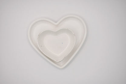 Set of 2 Heart-Shaped Bowls